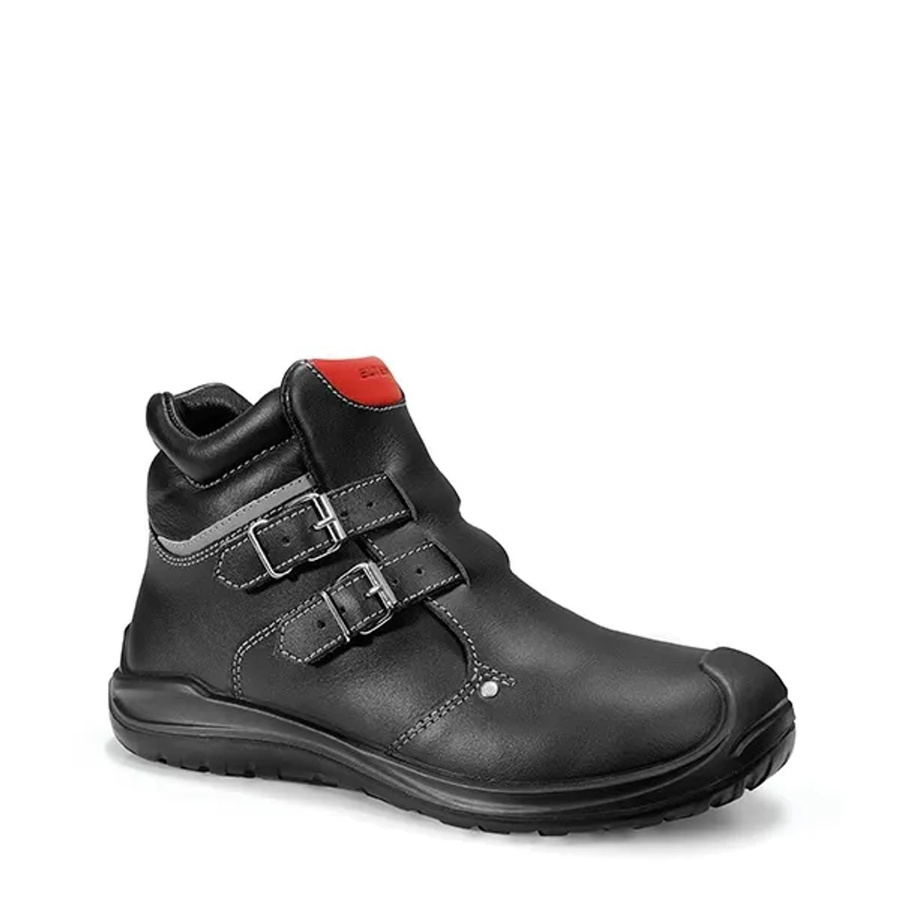 Elten Sicherheitsstiefel Anderson Roof S3 HI aus Rindleder in Schwarz-Rot, Größe 44 - Bild 2