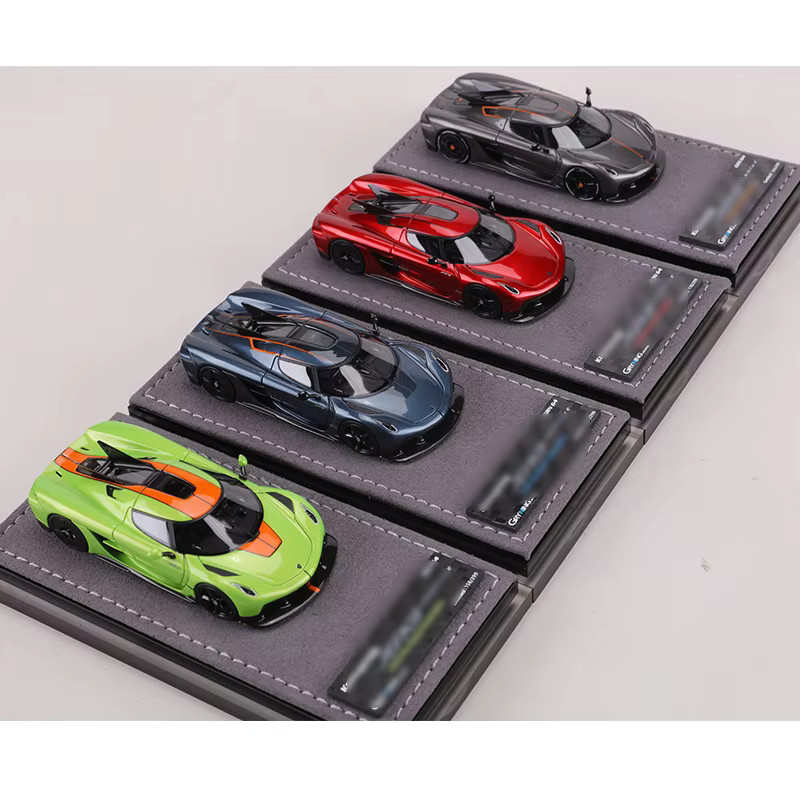 Bburago GRN 1:64 Resin-Modellauto, Grau, Blau - Bild 5