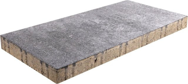 EHL Platte Formo Beton Weiß-Anthrazit B/T/H: 50 x 25 x 4 cm - Bild 1