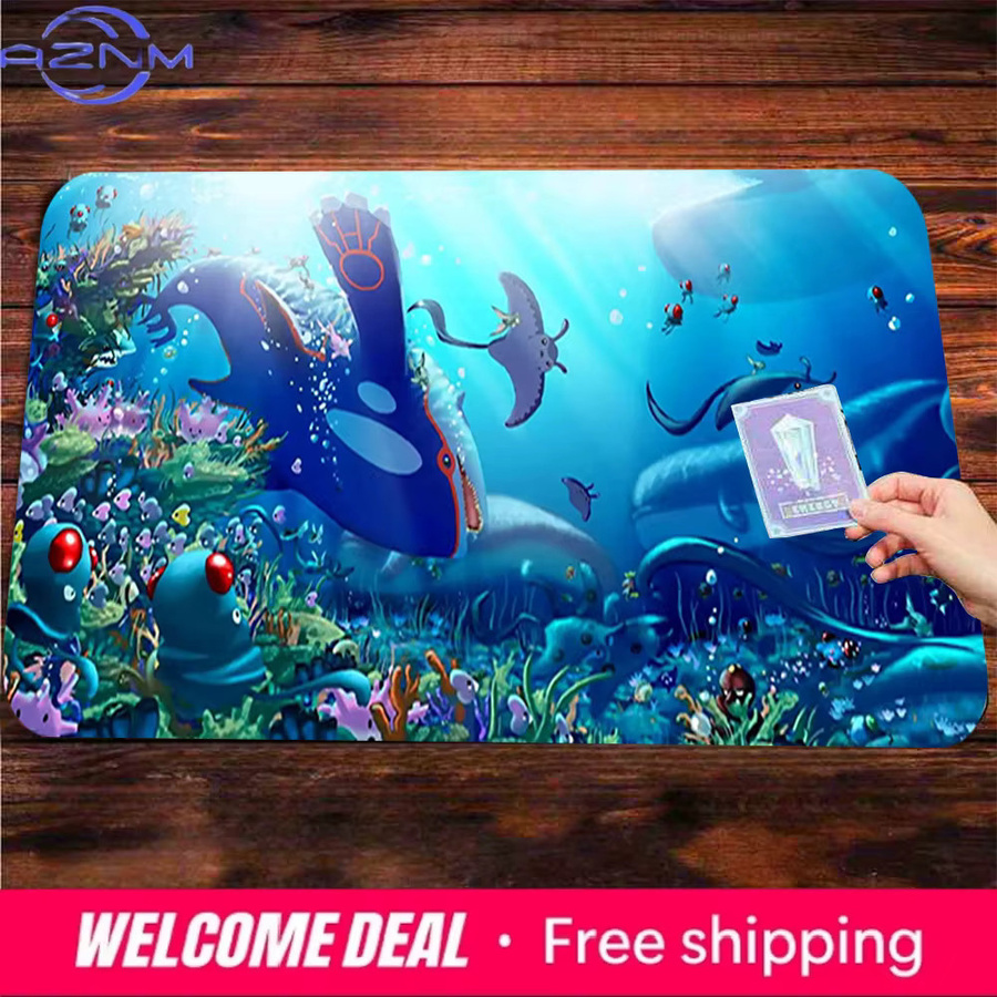Potdemiel Kyogre Unterwasser-Ozean Gaming-Schreibtischunterlage rutschfest und waschbar - Bild 2