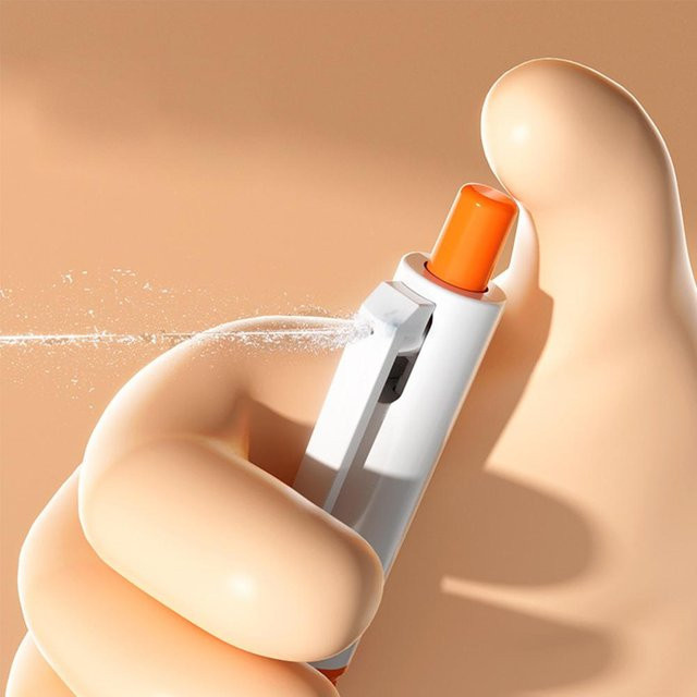 Kreativer Kugelschreiber mit Wasser-Spray-Funktion als Parodie-Streichartikel und Geschenkidee - Bild 1