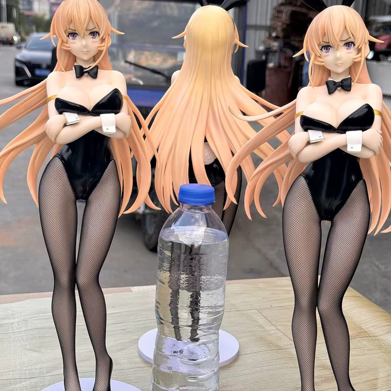 Bandai Food Wars Shokugeki No Soma Erina Nakiri 1/4 Bunny Ver. Anime-Figur in Multicolor mit blonden Haaren - Bild 2