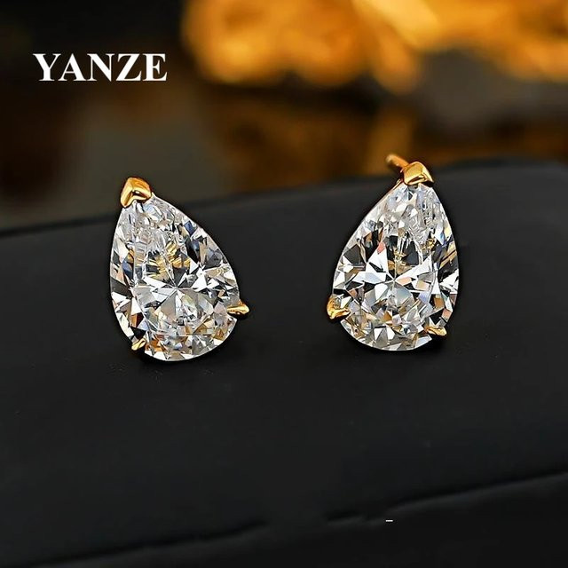 Ohrring 925 Silber, Diamant, Damen - Bild 1