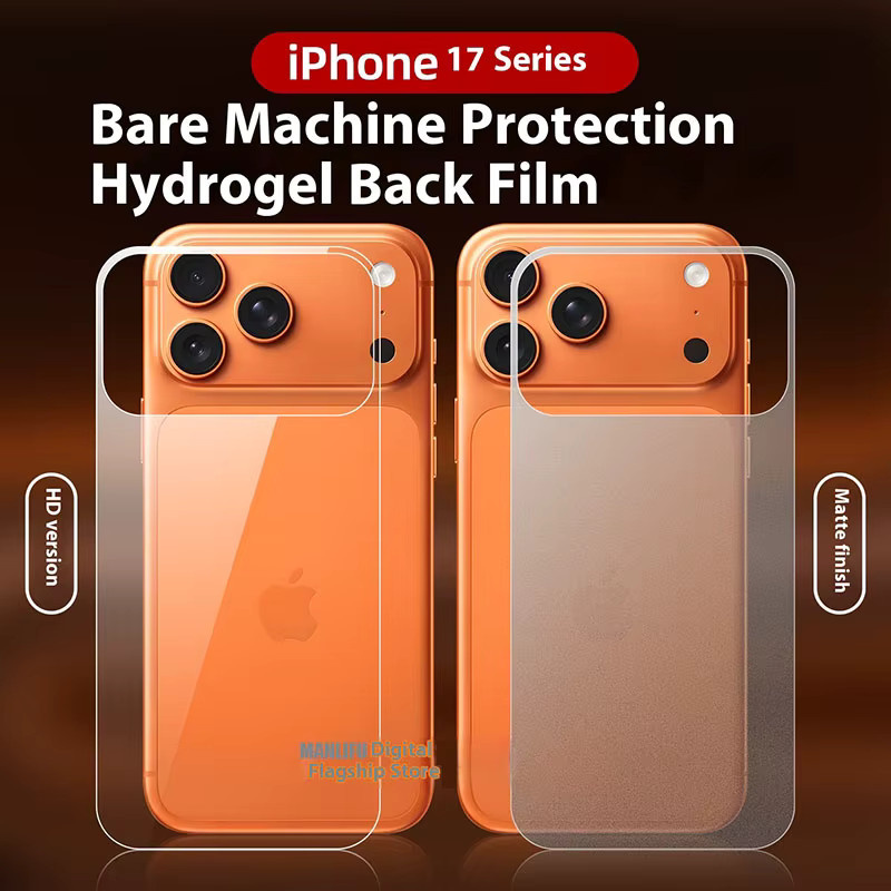 3er-Pack Matte Hydrogel Schutzfolien für Apple iPhone 17 Pro Max, iPhone 17 Pro und iPhone 17 Air aus weichem TPU, Transparent - Bild 5