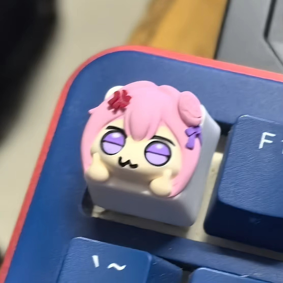 Bandai Doro Meme Tastenkappe in Pink aus Kunstharz als Ersatz für die Esc-Taste deiner mechanischen Tastatur - Bild 3