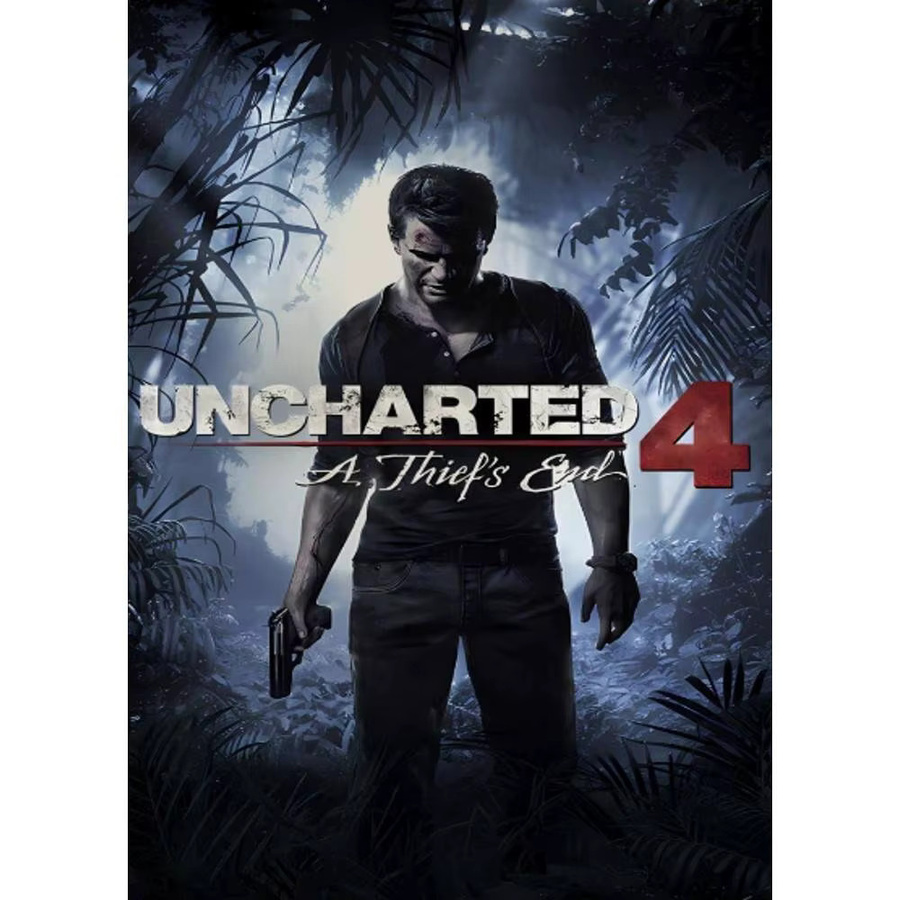 Kayou Uncharted 4 Poster Selbstklebender Wasserfester Papieraufkleber Wanddekoration Mehrfarbig B: 20,0 cm, H: 20,0 cm, T: 15,0 cm - Bild 6