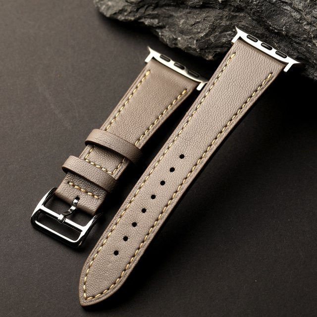 Raystray Uhrenarmband Rindsleder, Grau, Unisex - Bild 1