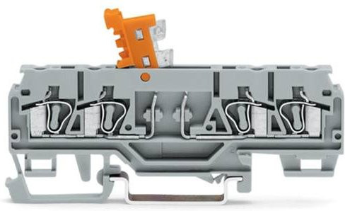 WAGO 280-881 Trennklemme 5mm Zugfeder Grau 50 Stück - Bild 1