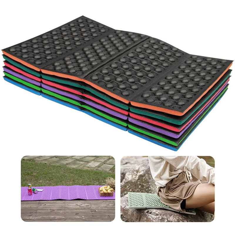 rrkxa Faltbare Outdoor-Campingmatte aus XPE-Sitzschaum, wasserdichtes Picknickkissen in Grün - Bild 2
