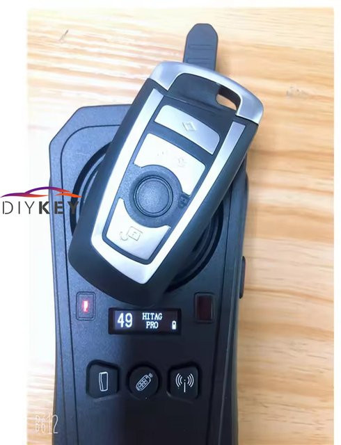 KEYECU Fernbedienungsschlüssel für BMW F3 5 7 Serie X5 X6 F20 F22 F30 CAS4 CAS4+ FEM, ID49 PCF7945, 315/434/868MHz, Farben: Blau und Schwarz - Bild 1