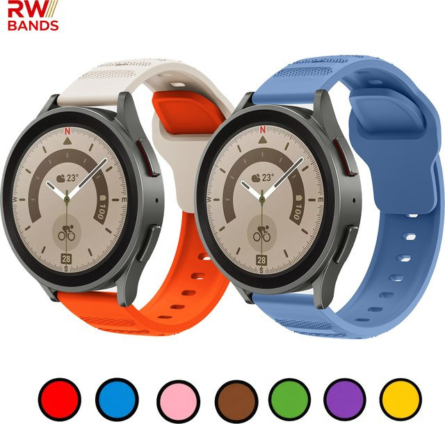 RWBANDS Uhrenarmband Silikon, 20 mm, 22 mm - Bild 1