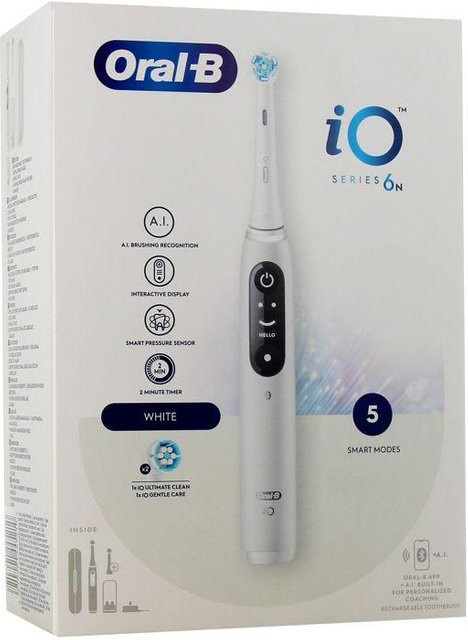 Oral B iO Serie 5 Elektrische Zahnbürste, Weiß, Unisex - Bild 1