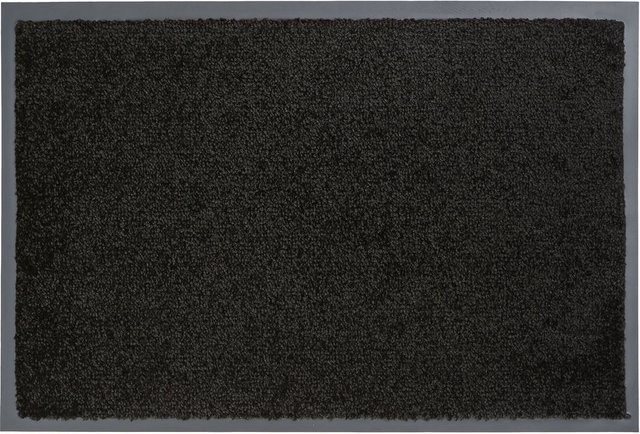 Schmutzfang Perle Teppich Astra in Grau und Schwarz, rutschfest, B/T: 120 x 80 cm - Bild 1