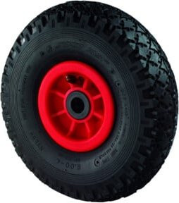 BS Rollen Luftrad D15.264 in Schwarz mit einem Raddurchmesser von 260 mm aus Kunststoff - Bild 1