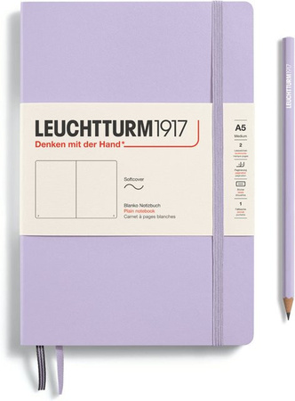 LEUCHTTURM1917 Notizbuch Medium A5 blanko Softcover Lilac