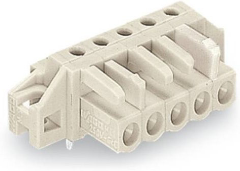 WAGO Federleiste 722-243/031-000 in Grau und Beige, 25 Stück - Bild 1
