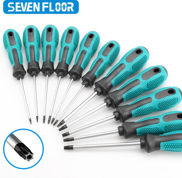 Agiiman Torx Magnetisches Präzisions-Schraubendreher Set für Sicherheits-Controller und Wartungsarbeiten, Mehrfarbig - Bild 1