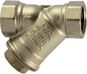 Riegler Schmutzfänger aus vernickeltem Messing in Silber, G 3/4, DN 20, MW 0,5 mm - Bild 1