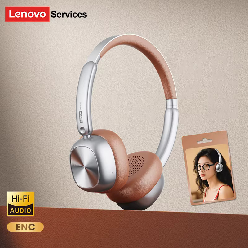 Lenovo LE600 Kabellose Over-Ear Bluetooth Kopfhörer mit Aktiver Geräuschunterdrückung ANC in Schwarz - Bild 4