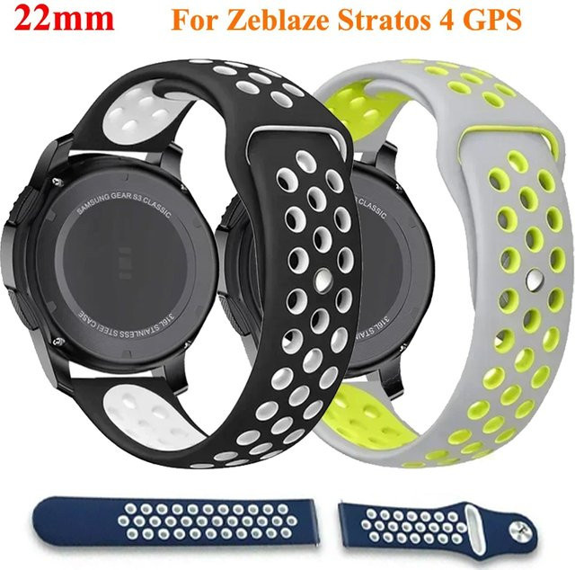 Zeblaze Uhrenarmband Silikon, bunt, 22 mm, Unisex - Bild 1