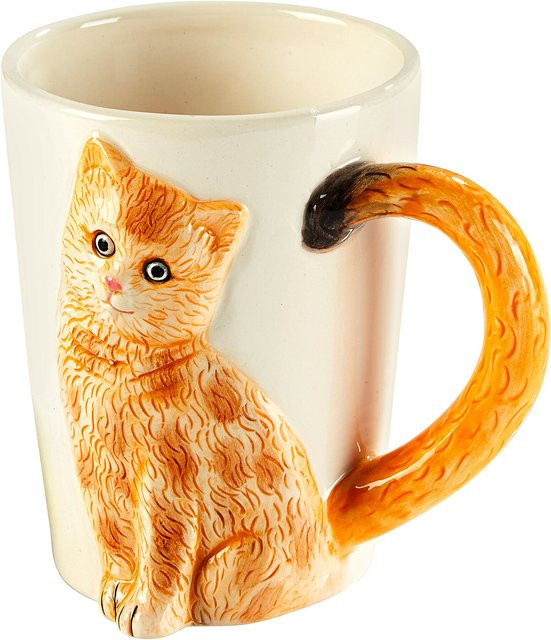 Genialo Tasse Katze in Weiss - Bild 1