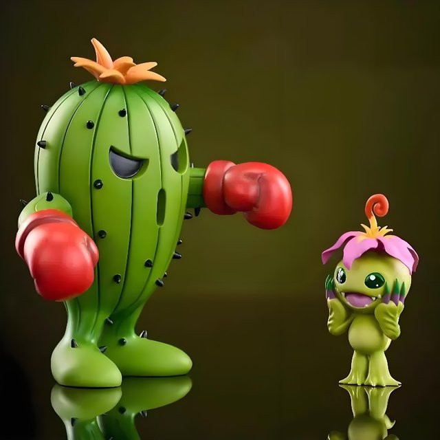 Bandai Digimon Abenteuer Palmon Evolution Togemon Actionfigur, Kunststoff, Bunt / Mehrfarbig - Bild 1