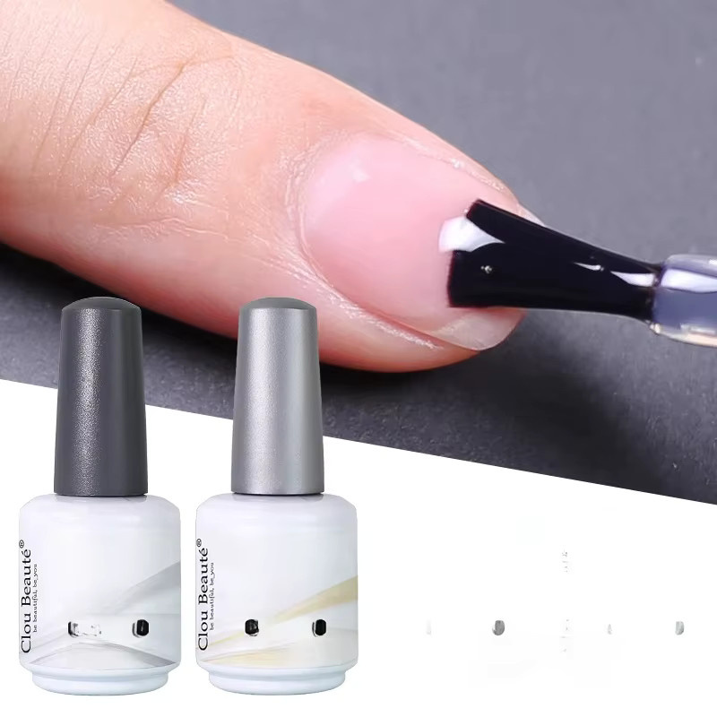 Clou Beaute No-Wipe Top Coat Base Coat Primer, Glänzend - Bild 1