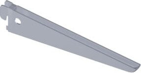 Element System DIY U-Träger 10201 für Wandschiene, Tiefe: 220 mm, Grau oder Weißaluminium - Bild 1