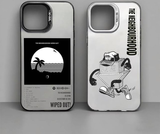 The-Neighborhood Singer Art Handyhülle für iPhone 11-16 Pro Max, bunt, rutschfest und mit Anti-Fingerabdruck-Beschichtung - Bild 1