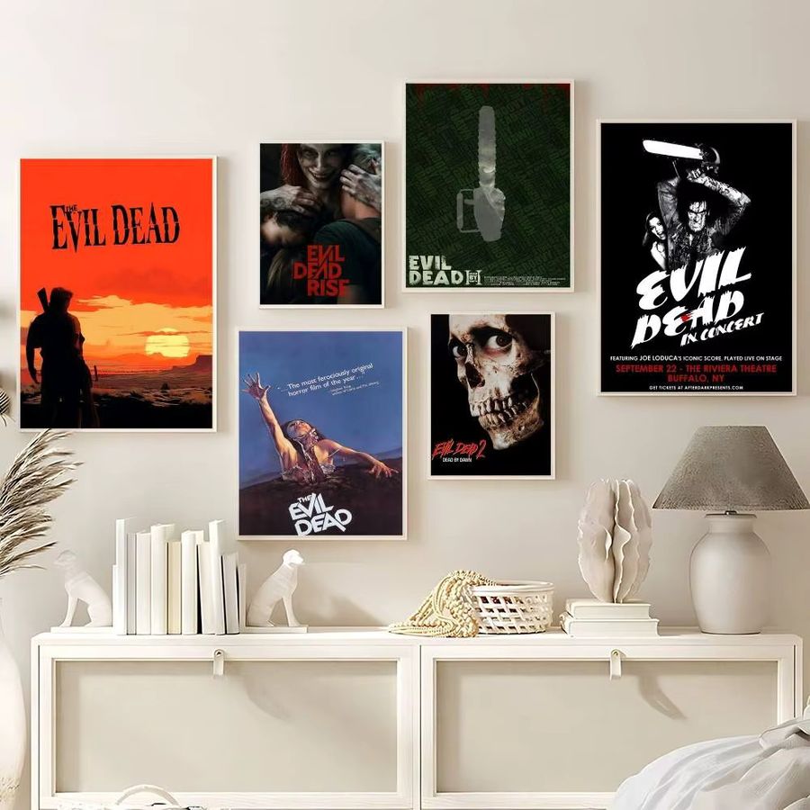 The Evil Dead Leinwand Wandbild von 52TOYS in Schwarz, Höhe: 20,0 cm, Breite: 15,0 cm - Bild 6
