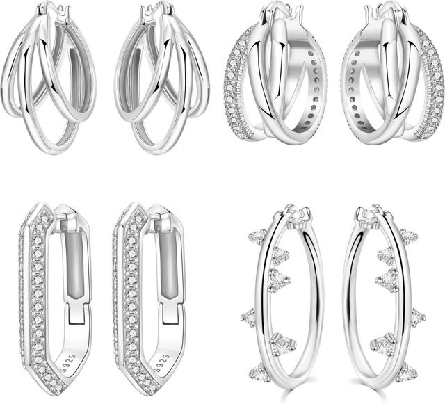 Orstarry Ohrringe, 925 Silber, Damen - Bild 1
