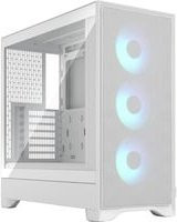 Fractal Design Pop 2 Air White TG RGB Mid-Tower Gehäuse in Weiss mit Tempered Glass - Bild 1