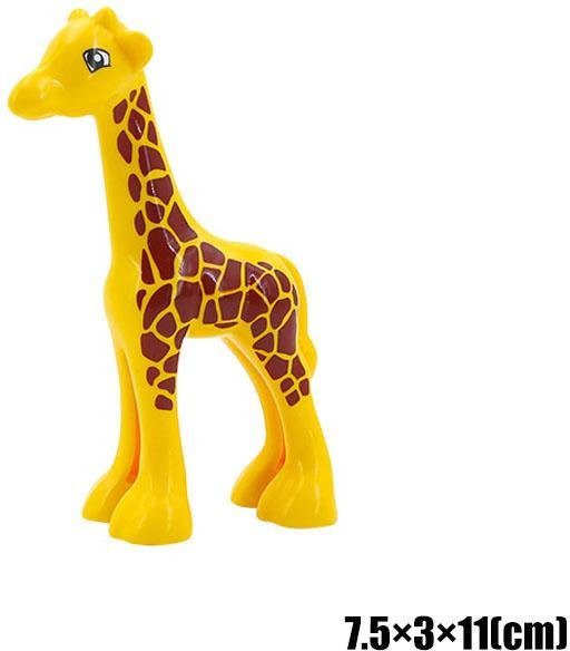 Große Bausteine Klassisches Tierparadies Giraffenprint 1-teiliges Set - Bild 1