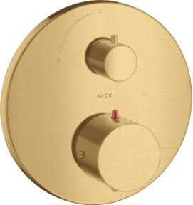 Hansgrohe Axor Starck UP-THM Fertigmontageset mit Absperrventil in Brushed Brass - Bild 1