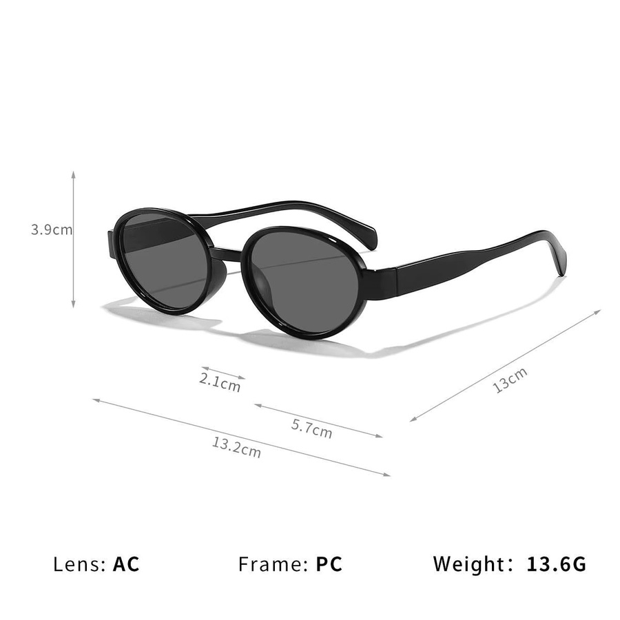 ZUXUB Kinder-Sonnenbrille, oval, Vollrand, Kunststoff, black - Bild 3