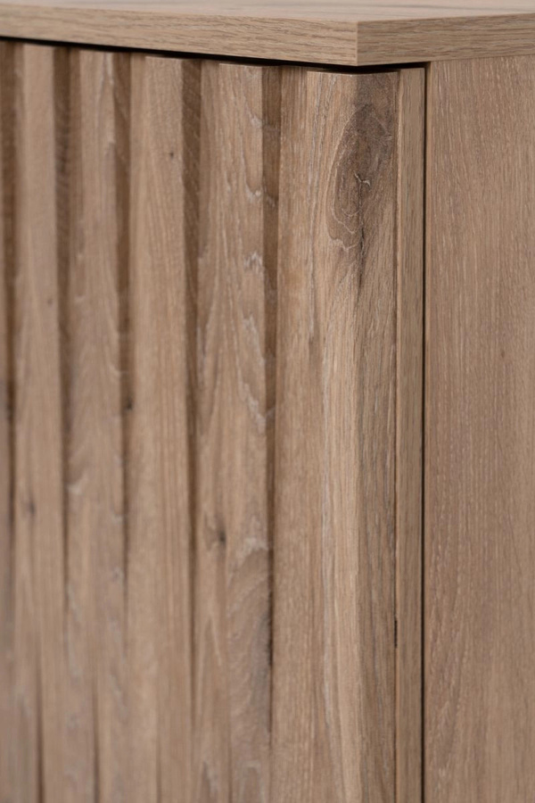 Furn.Design TV-Lowboard Douro in Schweden Eiche mit 2 Schubkästen und 3D-Relief Push-to-Open, B/T/H: 140 x 40 x 50 cm - Bild 3