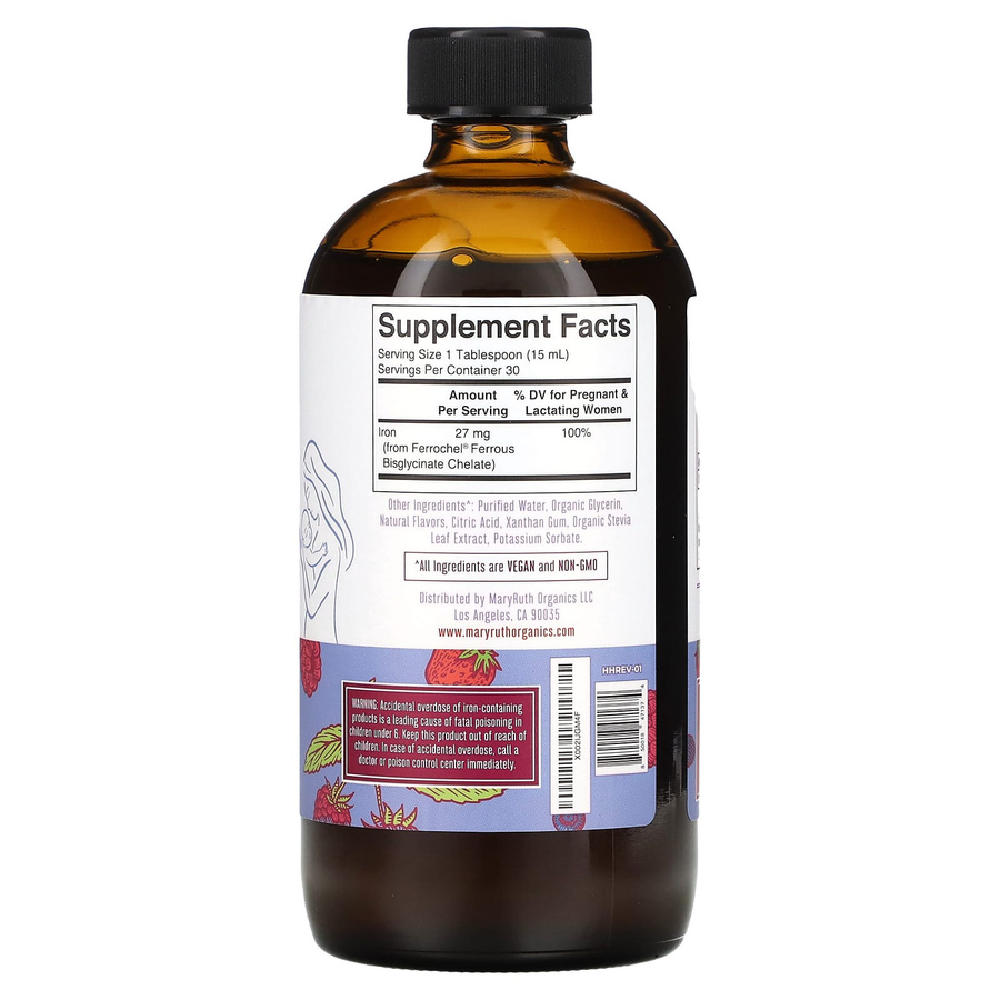 MaryRuth's Veganes flüssiges Eisen, Beere, 450 ml - Bild 2
