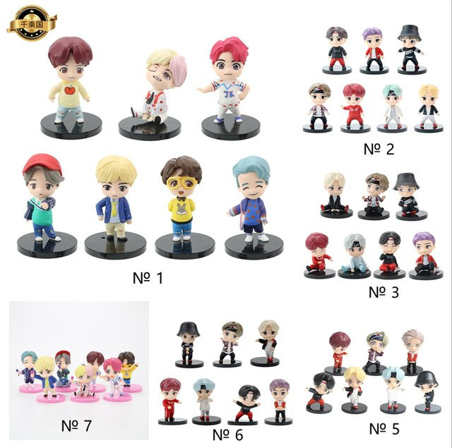 Bandai Bangtan Boys Puppe Modell, 7-teiliges Set - Bild 1
