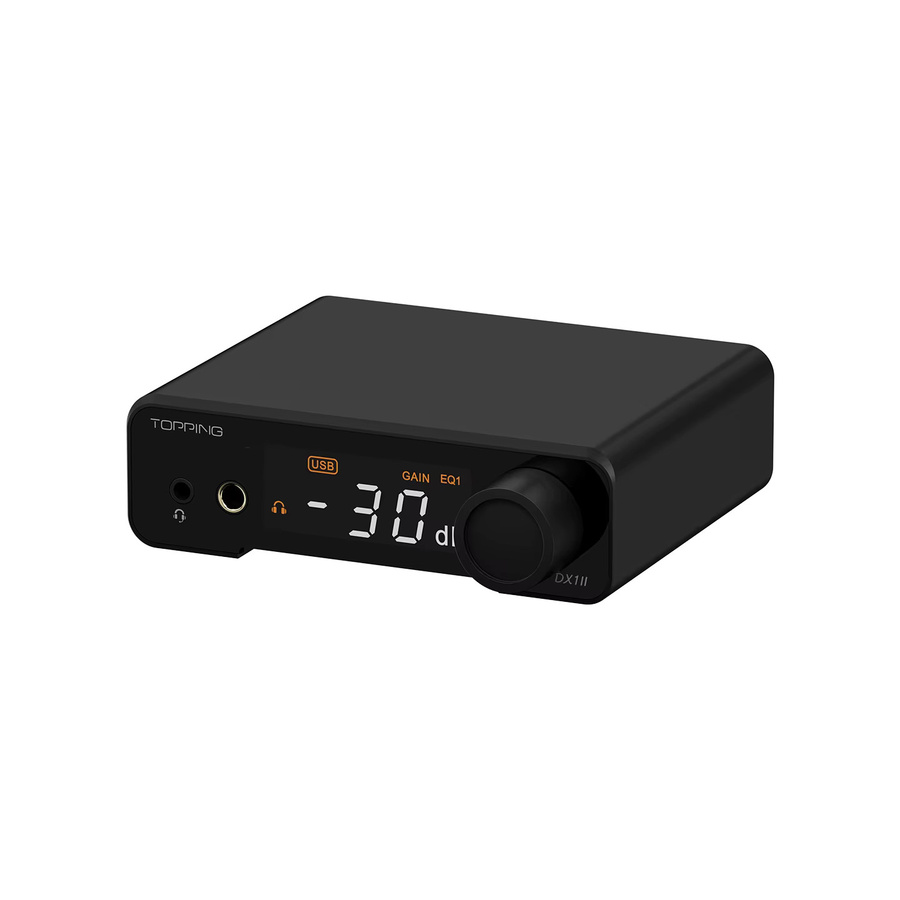 Topping DX1 II Gaming DAC und Kopfhörerverstärker mit XMOS USB-Verarbeitung in Schwarz oder Silber - Bild 1