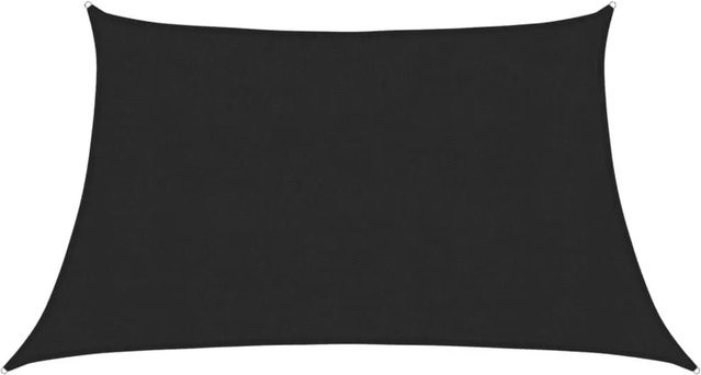 Furnicato Sonnensegel aus HDPE in Schwarz mit 160 g/m² B/B: 3,4 x 2 m - Bild 1