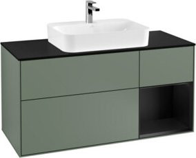 V&B Waschtischunterschrank Finion in Platinbraun Matt, B/T/H: 120 x 50,1 x 50,1 cm - Bild 1