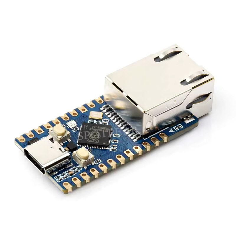 Waveshare RP2350-ETH Raspberry Pi Pico 2 mit CH9120 TCP/UDP Ethernet-Netzwerk Modul in Blau - Bild 2