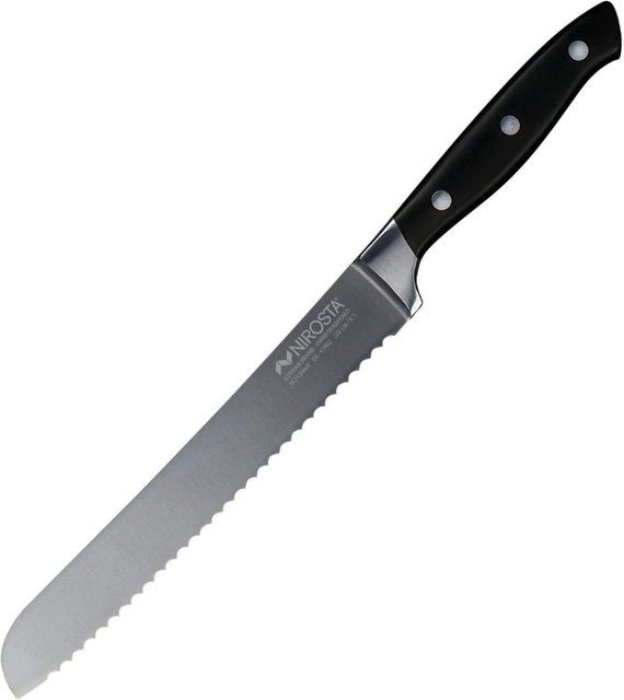 Nirosta Brotmesser Trinity aus Edelstahl in Silber mit 20 cm Klingenlänge - Bild 1
