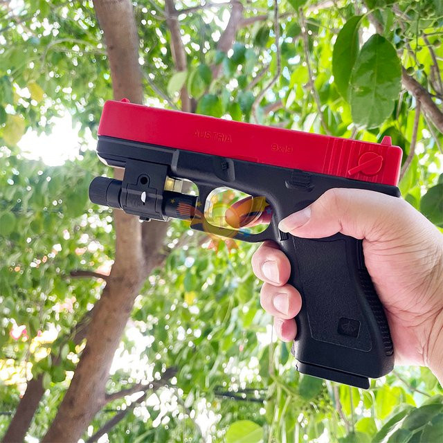 Manuelle G17 Spielzeugpistole mit Weichgeschossen, Gel Blaster, Kunststoff - Bild 1