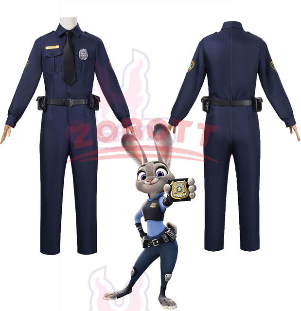 cosfans Nick Wilde Polizeiuniform, Cosplay Outfit, Unisex, Blau - Bild 1