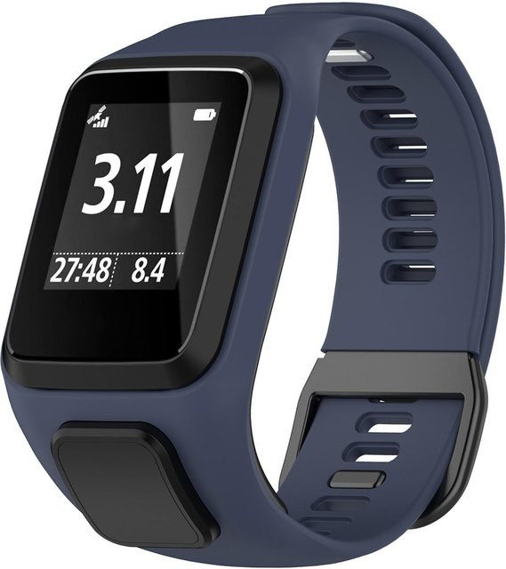 GoolRC Silikon Armband für TomTom Runner 23 Spark in Schwarz - Bild 1