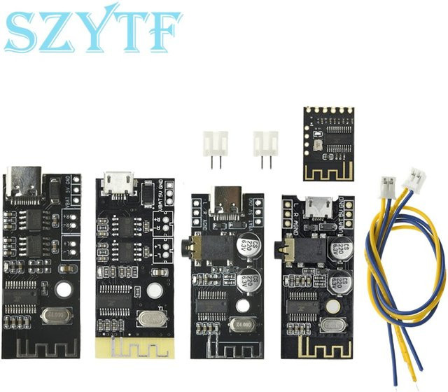 SZYTF Bluetooth Audio Modul MH-MX8 Stereo Decoder Board für DIY Refit, Schwarz - Bild 1