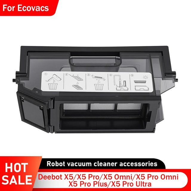 Ecovacs Staubbox Ersatzteil als Staubsammelbox für Deebot X5, X5 Pro, X5 Omni, X5 Pro Omni, X5 Pro Plus und X5 Pro Ultra - Bild 1