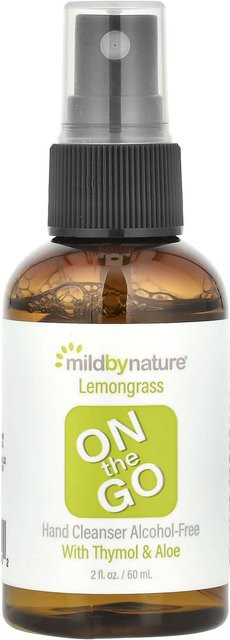 Mild By Nature Handdesinfektionsmittel Zitronengras, 60 ml, Unisex - Bild 1