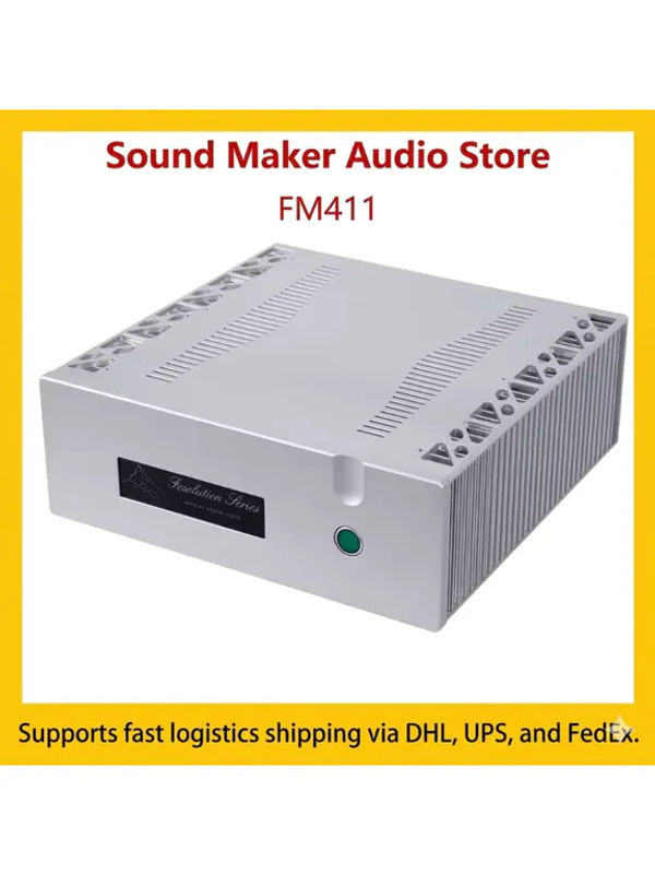 Sound Maker BRZHIFI FM411 Klasse AB HiFi Stereo Leistungsverstärker 260W in Silber - Bild 7